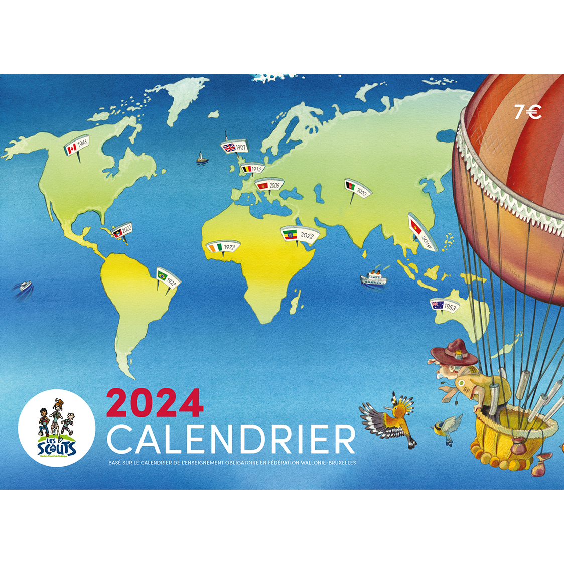 Calendrier scout 2024